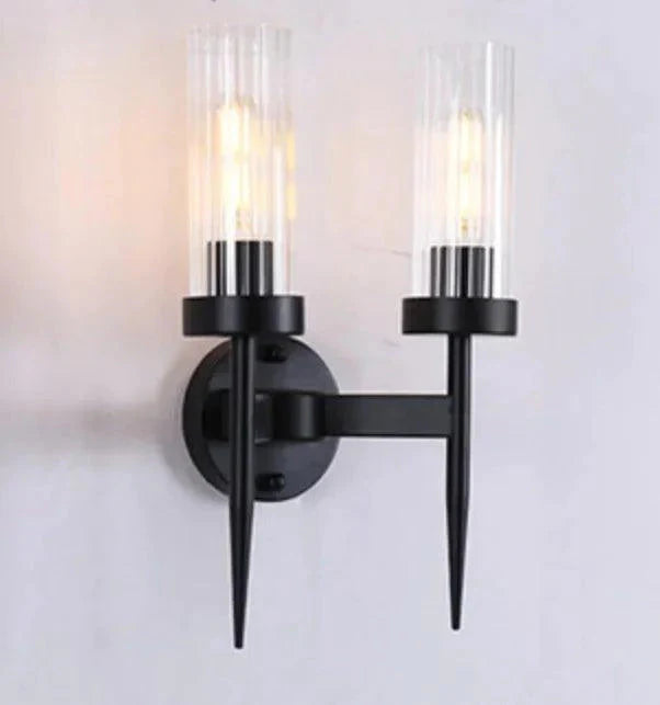 Luminaire Applique Murale finition en fer et verre – Référence : Elora1925- - Nexa Lights