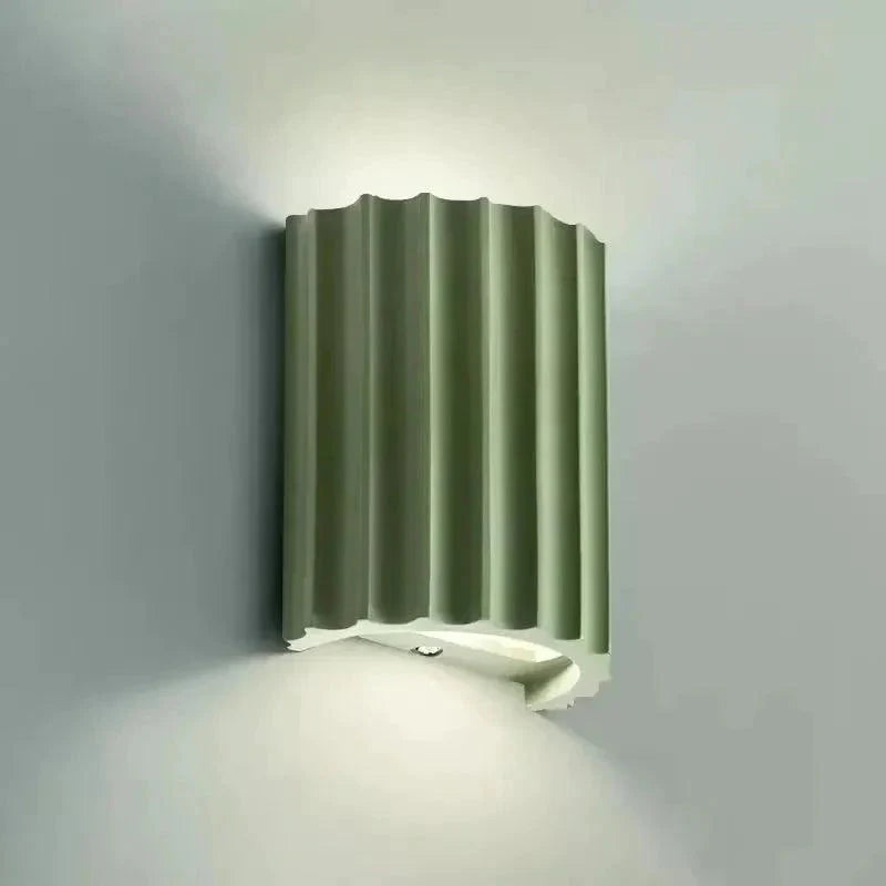 Luminaire Applique Murale finition en résine ondulée – Référence : Flora7392- - Nexa Lights