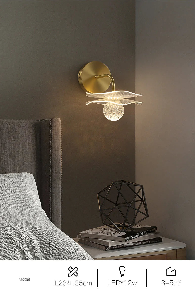 Luminaire Applique Murale lotus – Référence: Thaïs2047- - Nexa Lights
