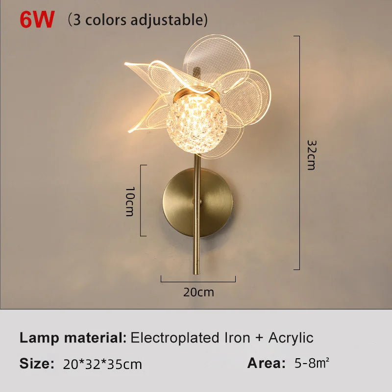 Luminaire Applique Murale lotus – Référence: Thaïs2047- - Nexa Lights