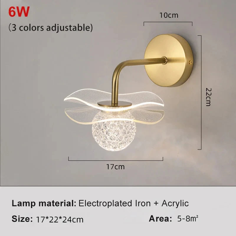 Luminaire Applique Murale lotus – Référence: Thaïs2047- - Nexa Lights