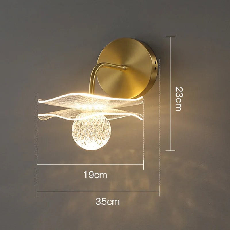 Luminaire Applique Murale lotus – Référence: Thaïs2047- - Nexa Lights