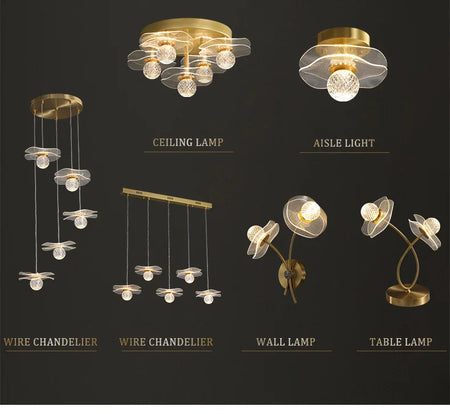 Luminaire Applique Murale lotus – Référence: Thaïs2047- - Nexa Lights