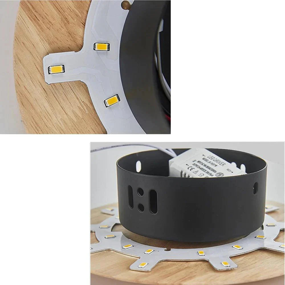 Luminaire Applique Murale style contemporain en bois – Référence : Elia7521- - Nexa Lights
