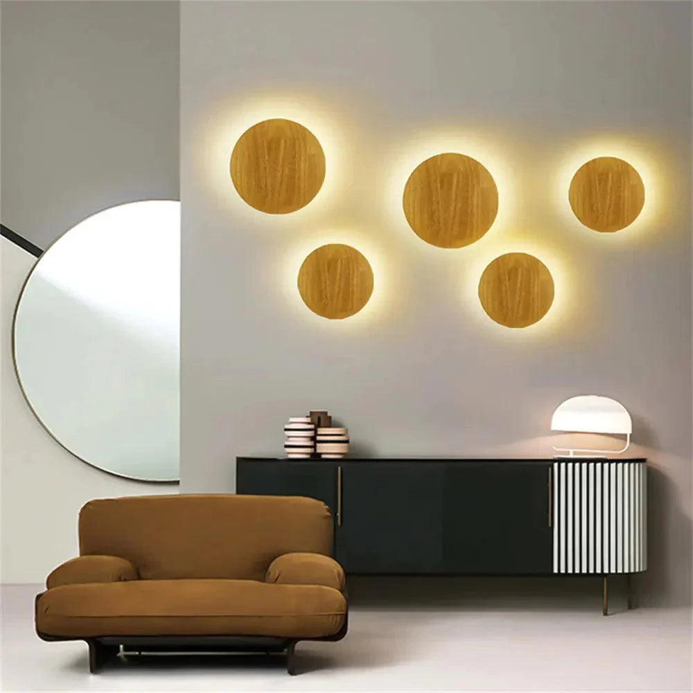 Luminaire Applique Murale style contemporain en bois – Référence : Elia7521- - Nexa Lights