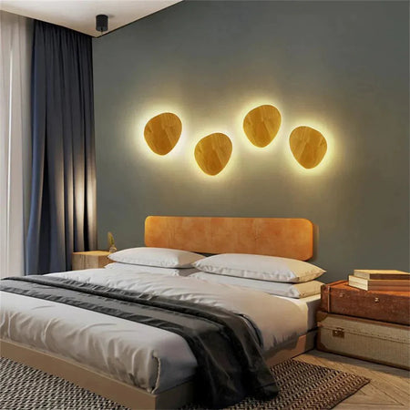 Luminaire Applique Murale style contemporain en bois – Référence : Elia7521- - Nexa Lights