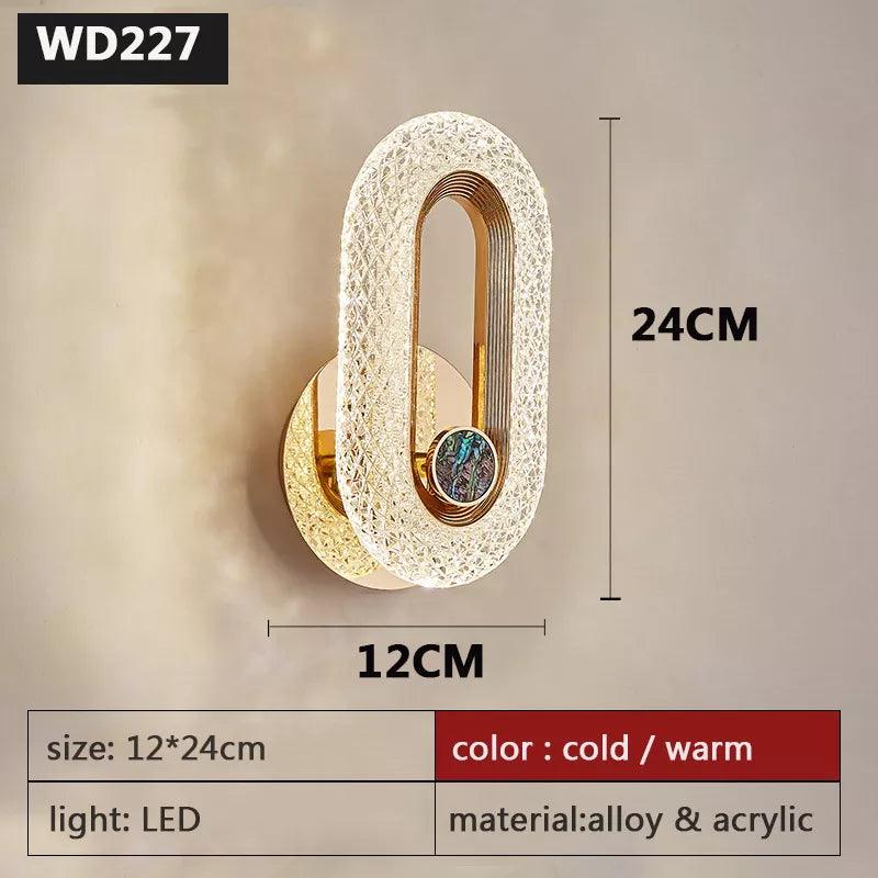 Luminaire Applique Murale style contemporain en cristal – Référence : Camille4827- - Nexa Lights