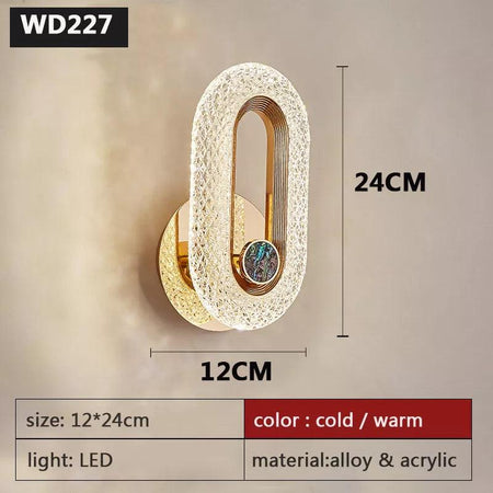 Luminaire Applique Murale style contemporain en cristal – Référence : Camille4827- - Nexa Lights