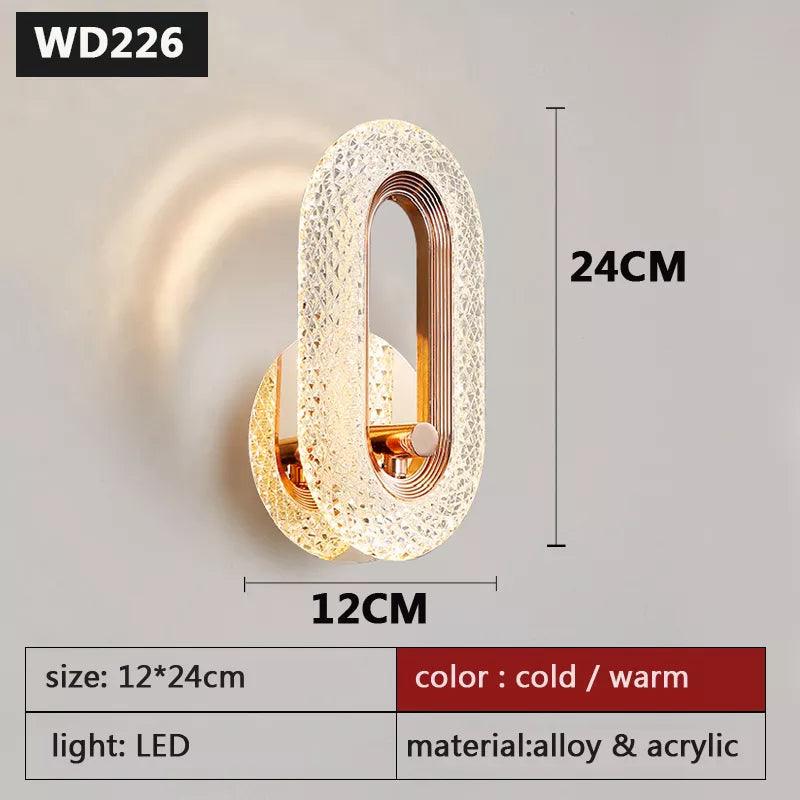 Luminaire Applique Murale style contemporain en cristal – Référence : Camille4827- - Nexa Lights