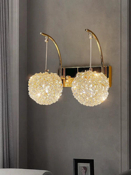 Luminaire Applique Murale style contemporain en cristal – Référence : Maëlys5294- - Nexa Lights