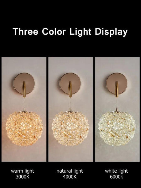 Luminaire Applique Murale style contemporain en cristal – Référence : Maëlys5294- - Nexa Lights
