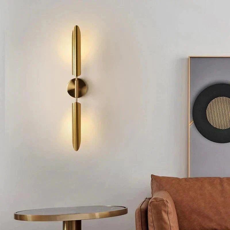 Luminaire Applique Murale style contemporain en laiton – Référence : Inès7524- - Nexa Lights