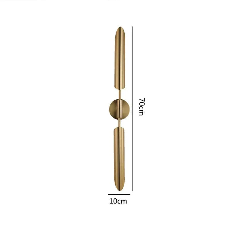 Luminaire Applique Murale style contemporain en laiton – Référence : Inès7524- - Nexa Lights