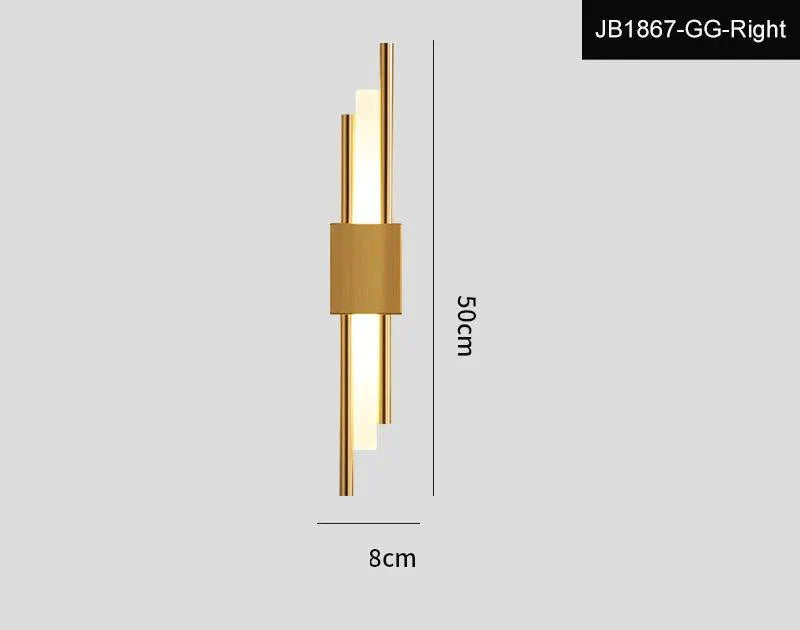 Luminaire Applique Murale style contemporain noir et or – Référence : Éloïse7294- - Nexa Lights