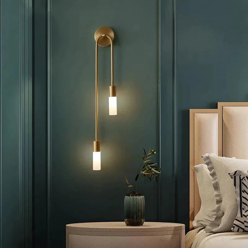 Luminaire Applique Murale style contemporain noir et or – Référence : Éloïse7294- - Nexa Lights