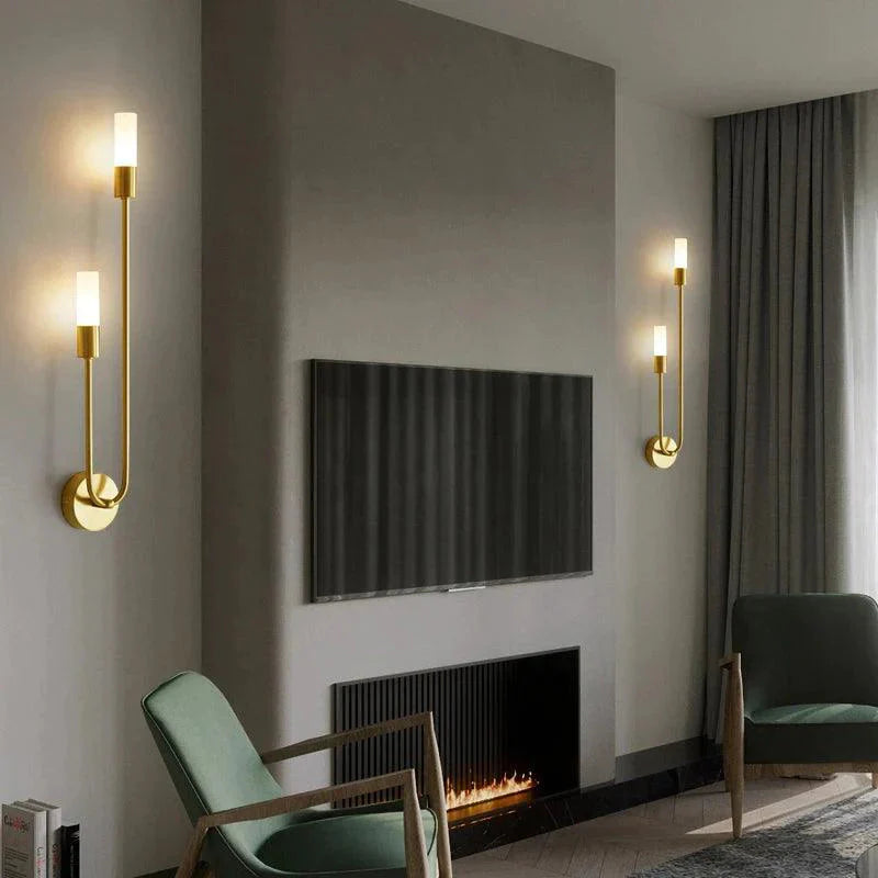 Luminaire Applique Murale style contemporain noir et or – Référence : Éloïse7294- - Nexa Lights