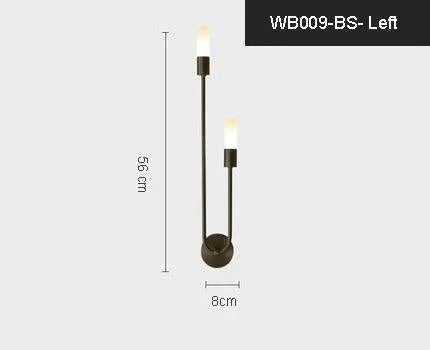 Luminaire Applique Murale style contemporain noir et or – Référence : Éloïse7294- - Nexa Lights