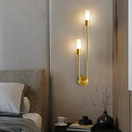 Luminaire Applique Murale style contemporain noir et or – Référence : Éloïse7294- - Nexa Lights