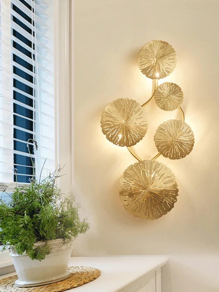Luminaire Applique Murale style contemporain or – Référence : Éloi7592- - Nexa Lights