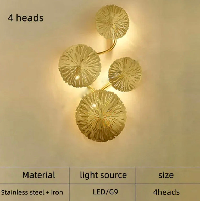 Luminaire Applique Murale style contemporain or – Référence : Éloi7592- - Nexa Lights