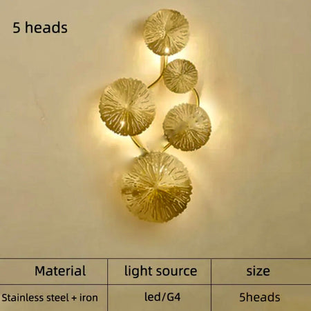 Luminaire Applique Murale style contemporain or – Référence : Éloi7592- - Nexa Lights