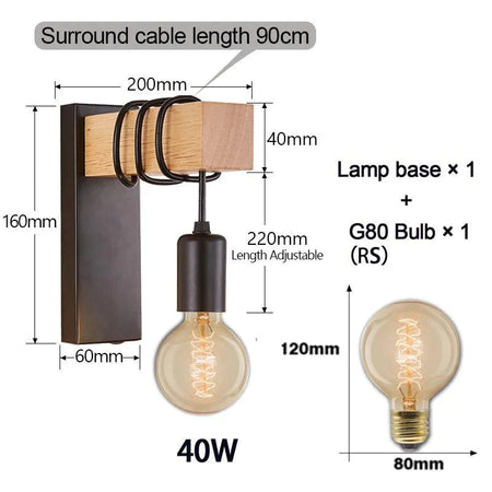 Luminaire Applique Murale style industriel – Référence : Éloïse3847- - Nexa Lights