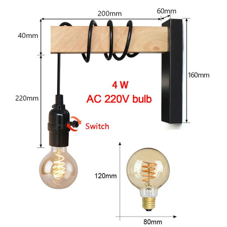 Luminaire Applique Murale style industriel – Référence : Éloïse3847- - Nexa Lights
