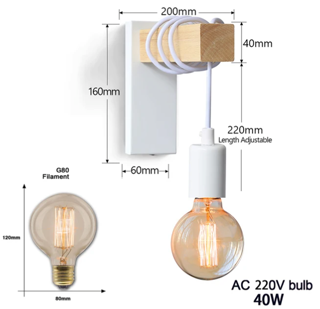 Luminaire Applique Murale style industriel – Référence : Éloïse3847- - Nexa Lights