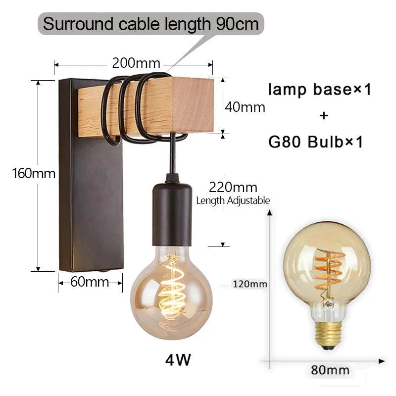 Luminaire Applique Murale style industriel – Référence : Éloïse3847- - Nexa Lights