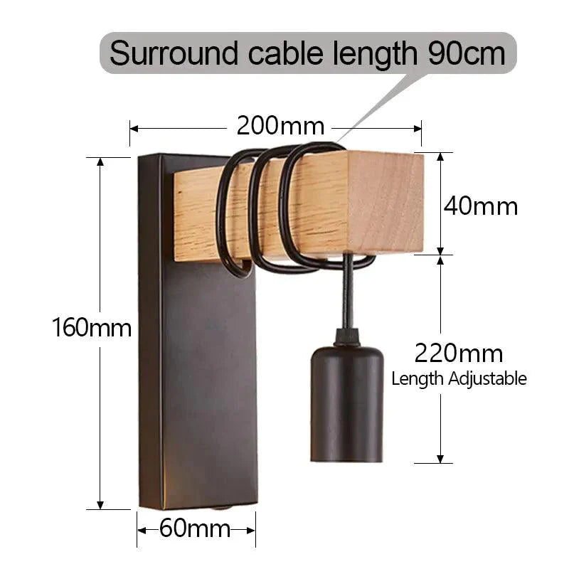 Luminaire Applique Murale style industriel – Référence : Éloïse3847- - Nexa Lights
