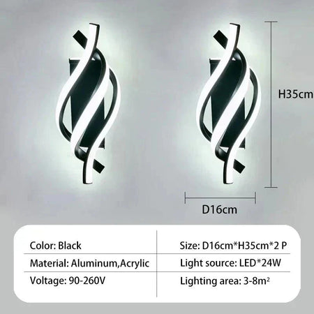 Luminaire Applique Murale style industriel noir – Référence : Élodie7591- - Nexa Lights