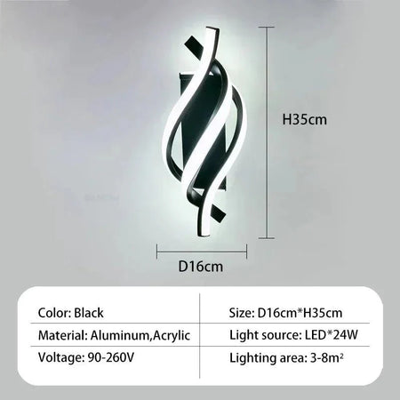 Luminaire Applique Murale style industriel noir – Référence : Élodie7591- - Nexa Lights