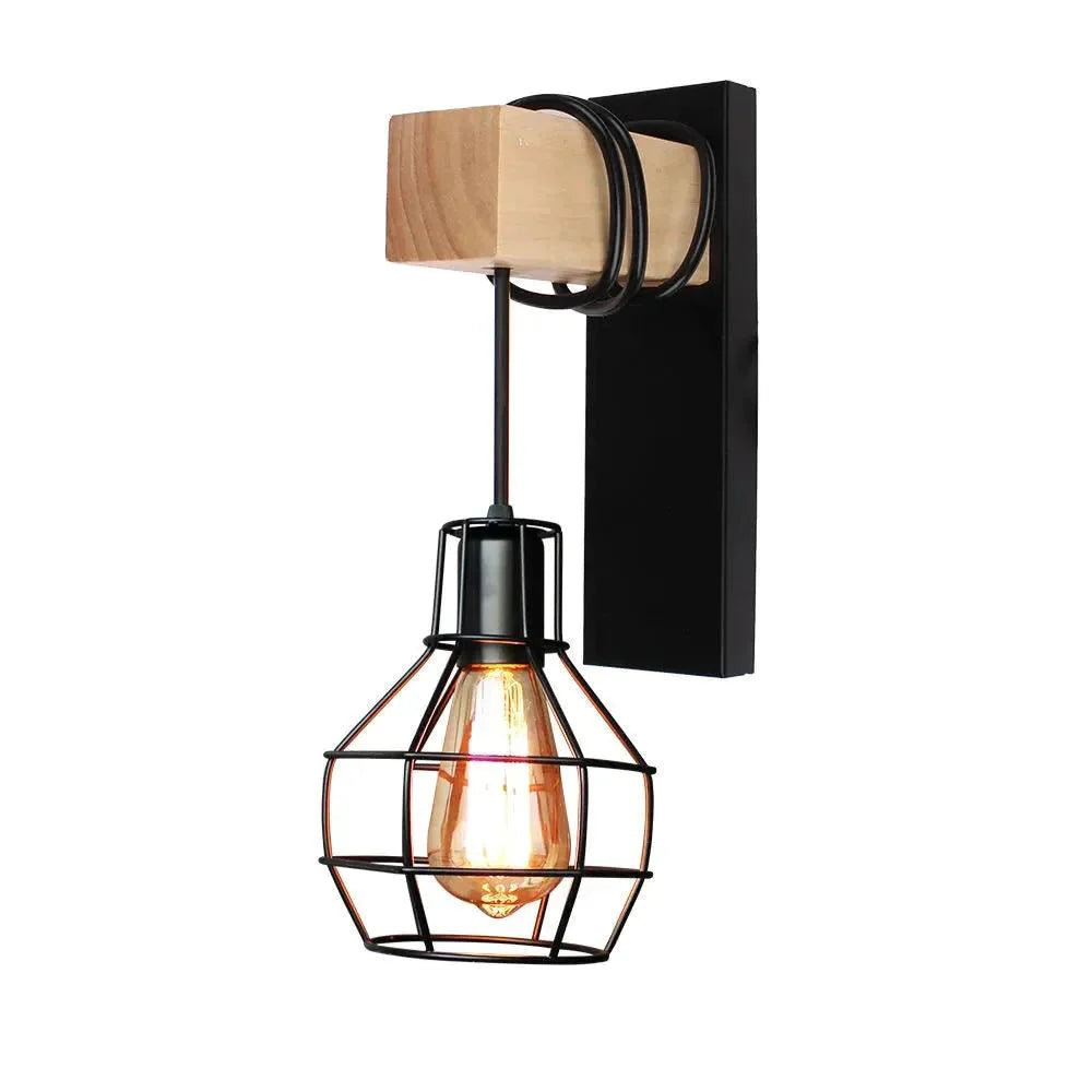 Luminaire Applique Murale style industriel noir – Référence : Maël6723- - Nexa Lights