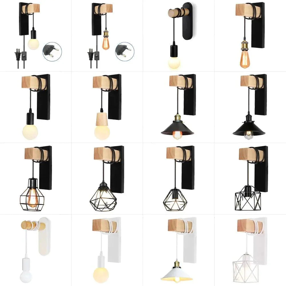 Luminaire Applique Murale style industriel noir – Référence : Maël6723- - Nexa Lights