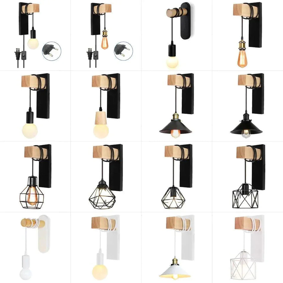 Luminaire Applique Murale style industriel noir – Référence : Maël6723- - Nexa Lights