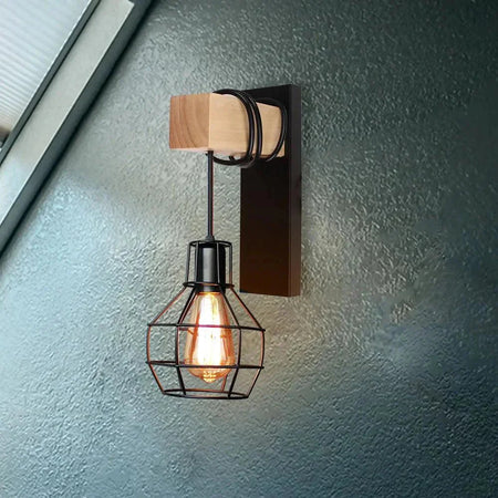 Luminaire Applique Murale style industriel noir – Référence : Maël6723- - Nexa Lights