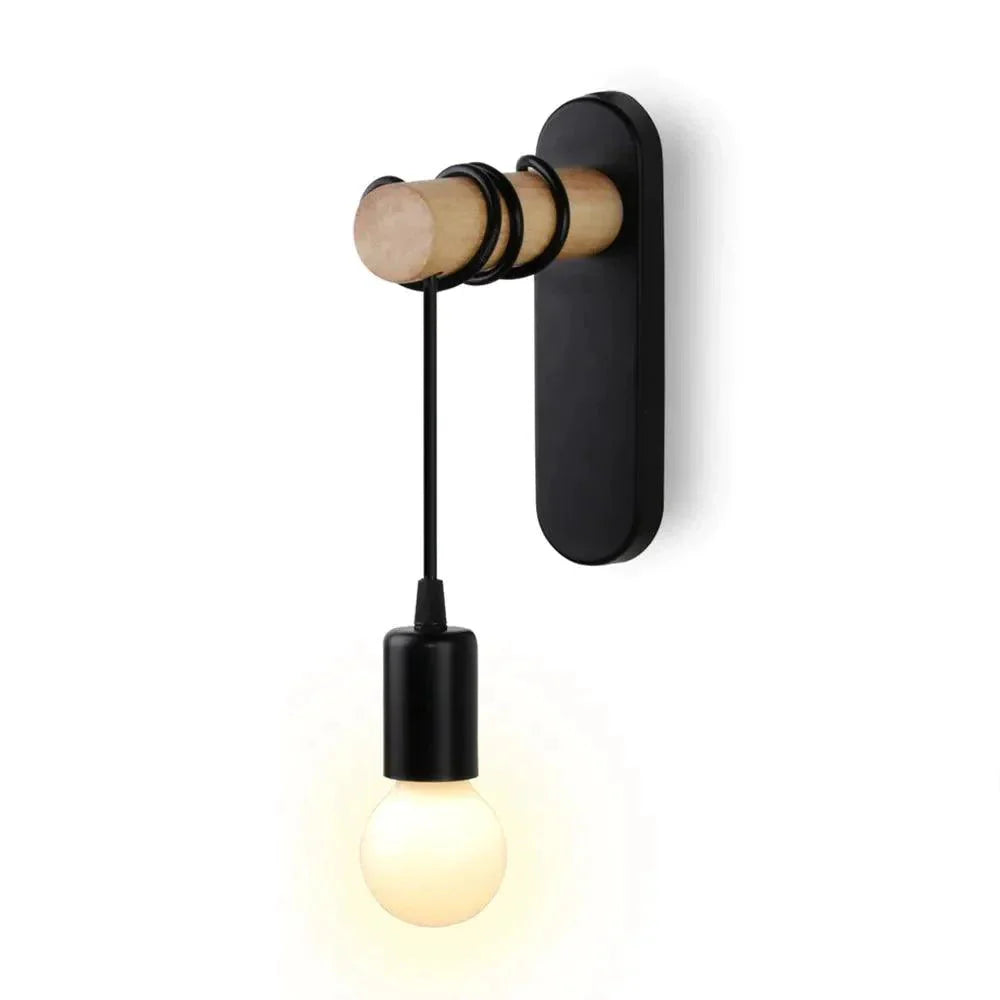 Luminaire Applique Murale style industriel noir – Référence : Maël6723- - Nexa Lights