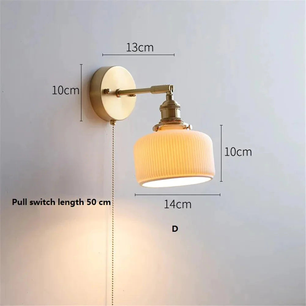 Luminaire Applique Murale style nordique en céramique – Référence : Clara8741- - Nexa Lights