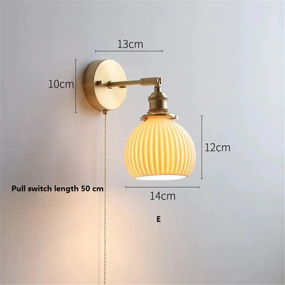 Luminaire Applique Murale style nordique en céramique – Référence : Clara8741- - Nexa Lights