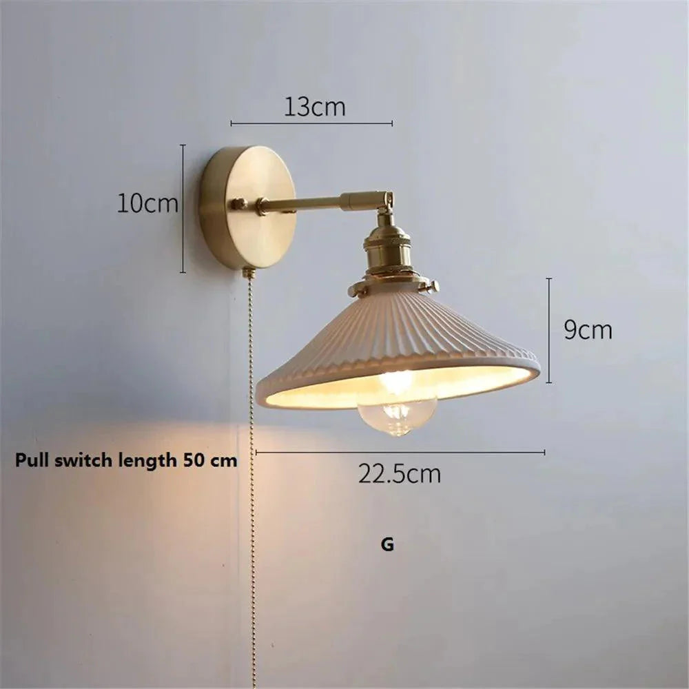Luminaire Applique Murale style nordique en céramique – Référence : Clara8741- - Nexa Lights