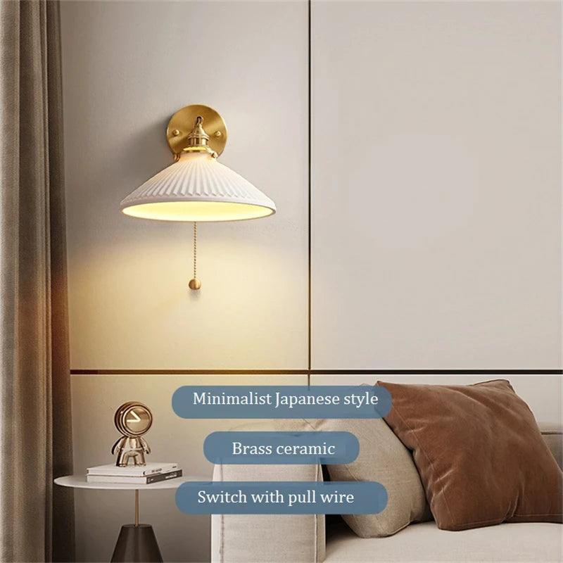 Luminaire Applique Murale style nordique en céramique – Référence : Clara8741- - Nexa Lights
