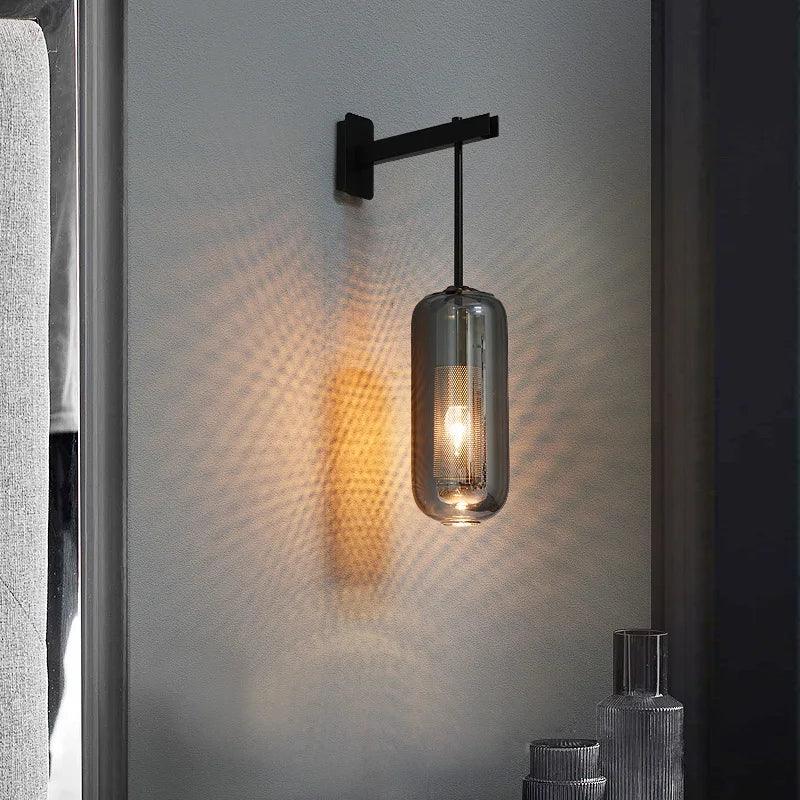 Luminaire Applique Murale verre clair et métal or – Référence : Éloïse5293- - Nexa Lights