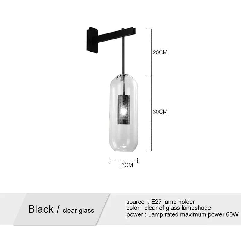 Luminaire Applique Murale verre clair et métal or – Référence : Éloïse5293- - Nexa Lights