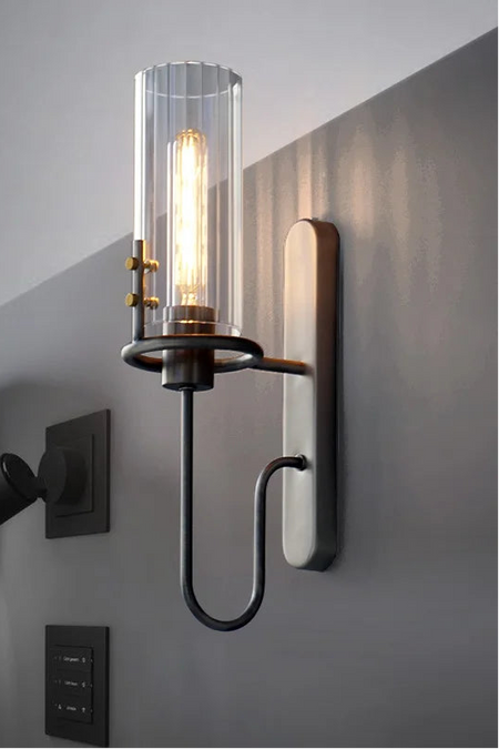 Luminaire Applique Murale verre noir – Référence: Néo2049- - Nexa Lights