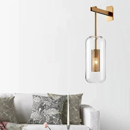 Luminaire Applique Murale verre transparent – Référence : Élise7853- - Nexa Lights