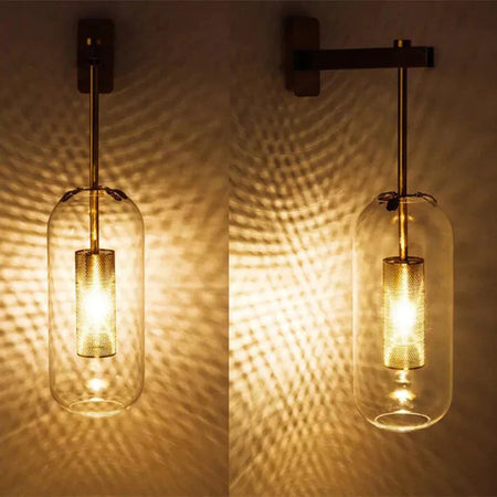 Luminaire Applique Murale verre transparent – Référence : Élise7853- - Nexa Lights