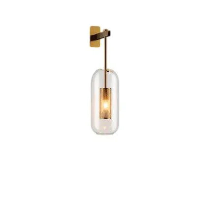 Luminaire Applique Murale verre transparent – Référence : Élise7853- - Nexa Lights