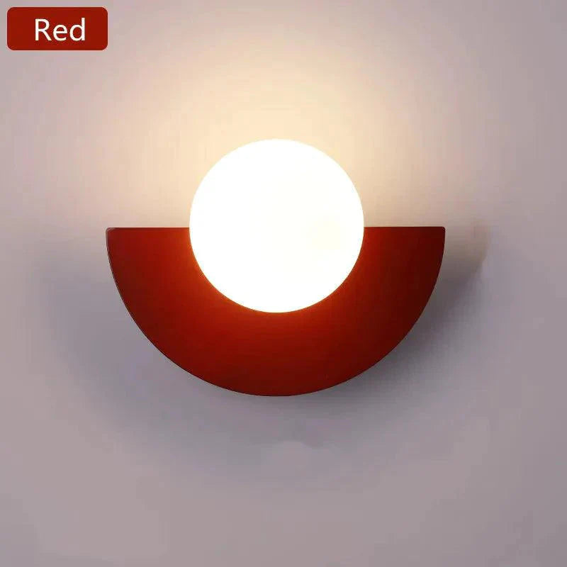 Luminaire Applique Murale verre transparent plaqué de couleur – Référence : Eléa7381- - Nexa Lights