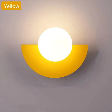 Luminaire Applique Murale verre transparent plaqué de couleur – Référence : Eléa7381- - Nexa Lights