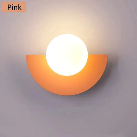 Luminaire Applique Murale verre transparent plaqué de couleur – Référence : Eléa7381- - Nexa Lights